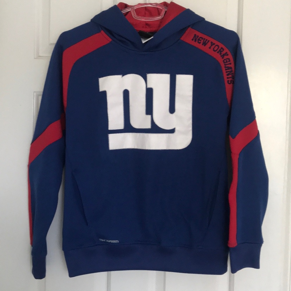 Official NFL Giants Hoodie Size Med- 10/12 Boys